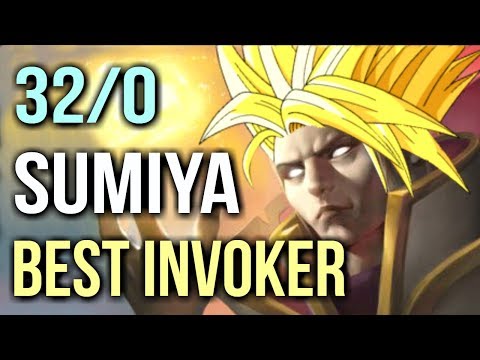 UNKILLABLE SUMIYA BEST INVOKER EVER! Epic Combo 12min Godlike Gameplay MMR Dota 2