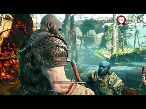 Kratos And Atreus Meet Brok For First Time Full Cutscene - God of War 4 | Kratos Legacy.
