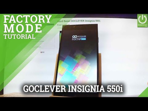 Factory Mode in GOCLEVER Insignia 550i - Open Factory Test Mode