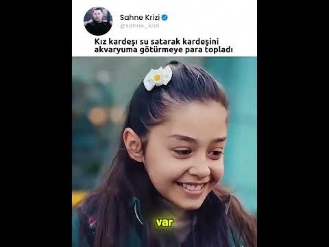 Kardeşi için dışarda su satarak akvaryum bileti parası topladı