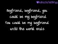 Boyfriend (cover) - Tiffany Alvord (Lyrics) 