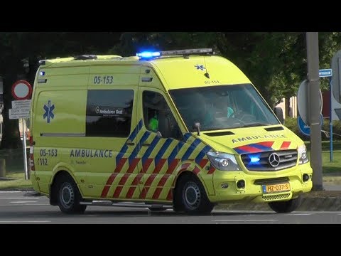 A1, WAS-300 Ambulance 05-153 Almelo naar melding