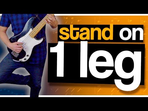 Balancing on 1 leg improves your rhythm Video