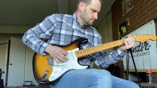 Video thumbnail for 1954 Fender Stratocaster Reissue ST-54-53 1992-1993 Sunburst MIJ Japan by Reverend Guitar Man
