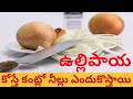 Intresting Facts In Telugu Onion Cut Cheste Mana Kallaki Nilluenduku Vastai