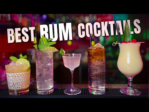 Die 5 besten Rum-Cocktails für den ganzen Sommer 🍹🔥 | Der ultimative Home-Bar-Guide