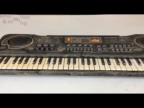 restore and repair old abandoned organ - Full restoration of electronic organ