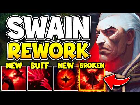 THE NEW SWAIN REWORK IS SO BROKEN I CAN'T BELIEVE THIS (HE HAS UNLIMITED ULTS?!)