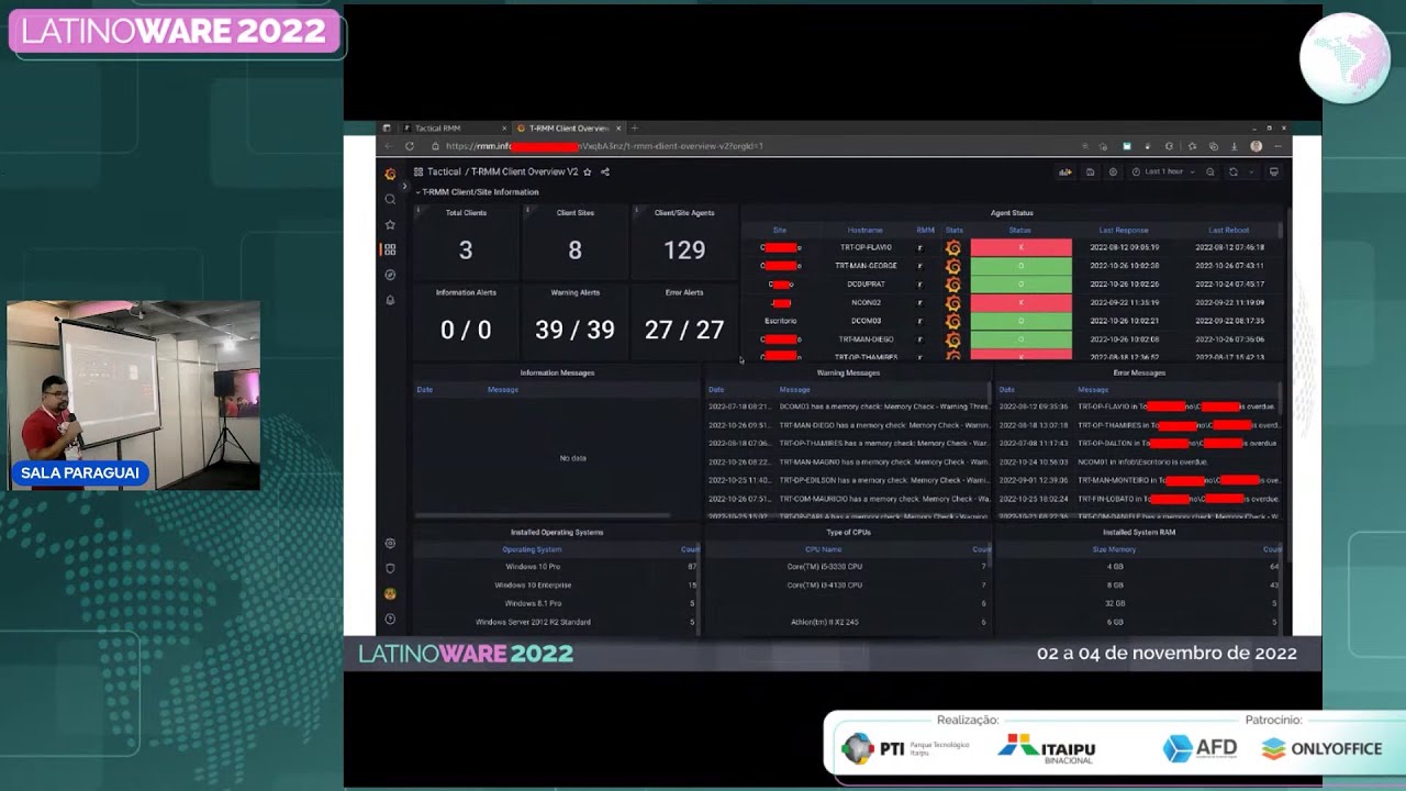Gestão de Máquinas Windows com Tactical RMM - Latinoware 2022 | Vagner Fonseca