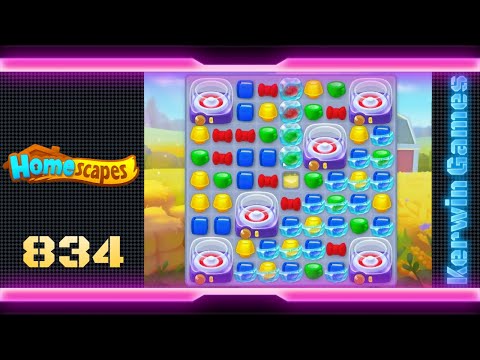 Homescapes Level 834 - No Boosters