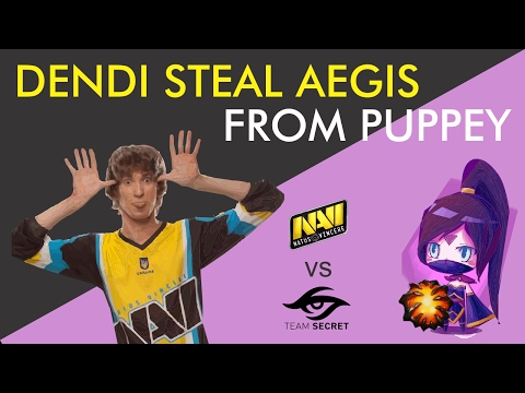 Dendi Steal Aegis from Puppey and Win the game | Navi vs Secret DAC 2017 | NaVi is Back !!!