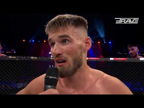 BRAVE CF 13: CIAN COWLEY CAGE INTERVIEW