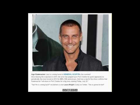 GH JAX RETURNS 8-1-16 Ingo Rademacher Carly Laura Wright General Hospital Promo Preview 6-3-16