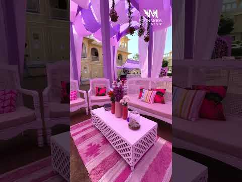 Navpreet & Anubhav’s Mehendi Magic | Pastel Pink & Lavender Mehndi Decor  | Indian Day Event Vibes