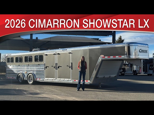 Preview image of 2026 Cimarron Showstar LX Gooseneck Livestock Show Trailer youtube video