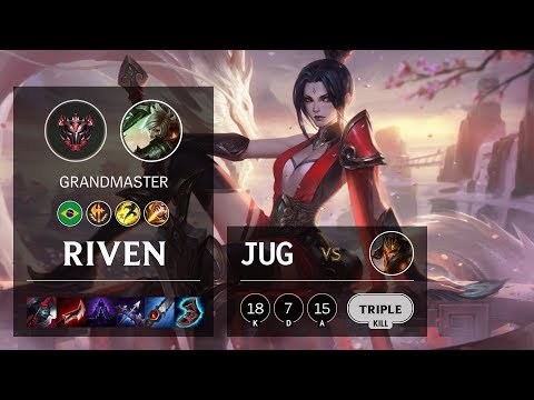 Riven Jungle vs Jarvan IV - BR Grandmaster Patch 10.6