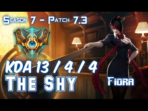 The Shy FIORA vs JAX Top - Patch 7.3 KR Ranked