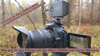 Videotest NIKON D5600 | meine Meinung | Bilder Landschaftsfotografie im Wald