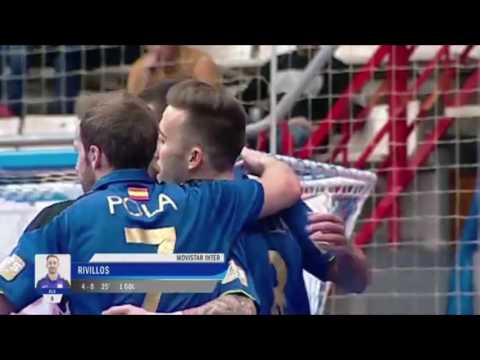 Gol de Rivillos (4-0) en el Movistar Inter - Levante UD FS. J6, 1Div