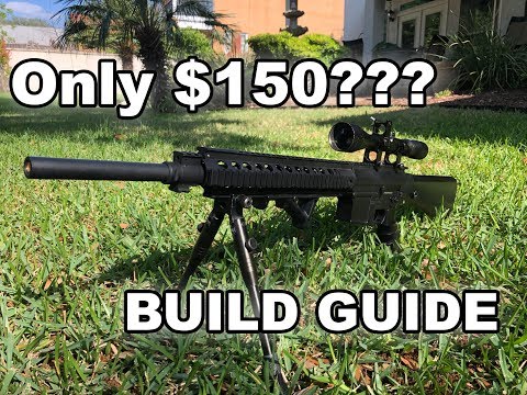 Budget Airsoft DMR Build Guide / Matrix SR-25 Review