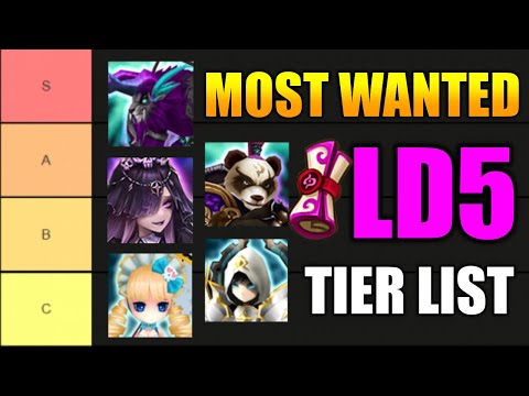 UPDATED MOST WANTED LD5 TIER LIST FOR SUMMONERS WAR 2025