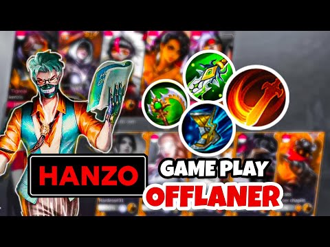 HANZO MONTAGE OFFLANER - BEST BUILD IN LATE GAME | HANZO SPELL EXECUTE !!