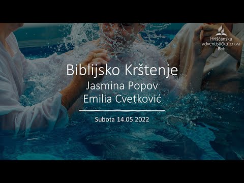 Subota 14.05.2022 - Bilbijsko krštenje - Jasmina Popov i Emilia Cvetković