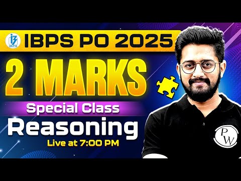 Reasoning for Bank Exams