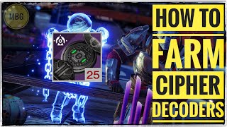 How to farm Cipher decoders easy for Festival of the lost 2020 | Destiny 2