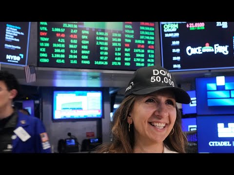 Dow Jones reaches historic milestone after closing above 50,000 points for first time