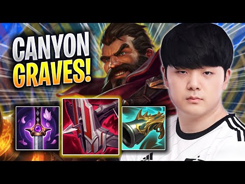 CANYON TRIES GRAVES WITH NEW ITEMS! - DK Canyon Plays Graves JUNGLE vs Viego! | Season 2023