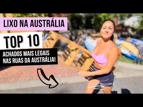 TOP 10 LIXO NA AUSTRÁLIA: O QUE OS AUSTRALIANOS JOGAM FORA VAI TE CHOCAR. Ep 59