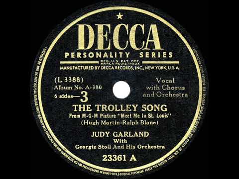 1944 HITS ARCHIVE: The Trolley Song - Judy Garland