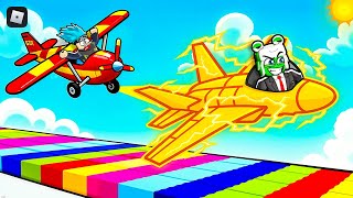 روبلوكس: بدأت بطيارة ورقية وانصدمت من النهاية!! ????✈️???? مع @OtakuG