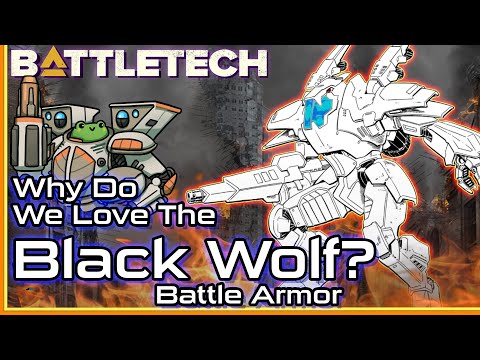 Why Do We Love The Black Wolf Battle Armor? #BattleTech Lore / History