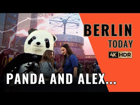 Ein Spaziergang durch Berlin über den Alexanderplatz und das Nikolaiviertel mit einem verrückten Pa