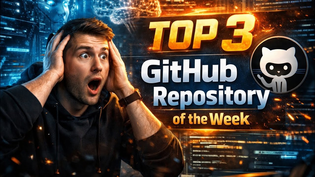 Top 3 AI GitHub Repository Trending on GitHub Of the Week