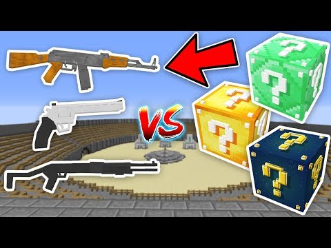 SİLAHLI ŞANS BLOKLARI CHALLENGE - Minecraft