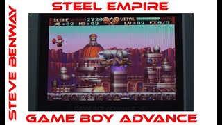 Steel Empire on the Game Boy Advance (GBA)