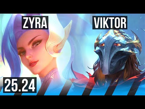 ZYRA vs VIKTOR (MID) | NA Master | 25.24