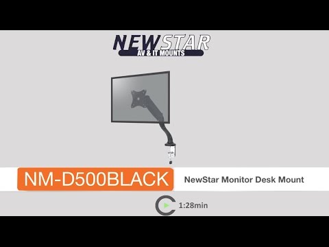 Neomounts NM-D500BLACK Monitor Tischhalterung video preview