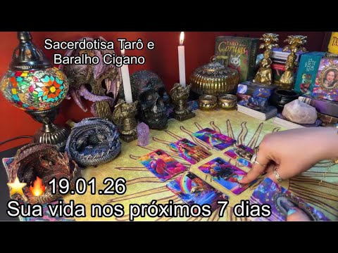 BARALHO CIGANO: SUA VIDA NOS PRÓXIMOS 7 DIAS ⭐️🔥 19.01.26