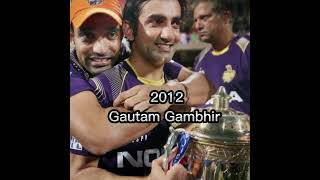 KKR Captains from 2008-2022