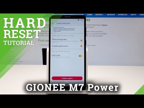 Hard Reset GIONEE M7 Power - Wipe Data / Factory Reset