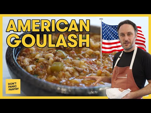 1-Pot, 12-Ingredient, Weeknight American Goulash aka Slumgullion aka Beefaroni aka Delicious