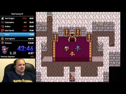 Final Fantasy IV Speedrun Blooper: Hmm.. might as well make the most of this. MUSIC!!