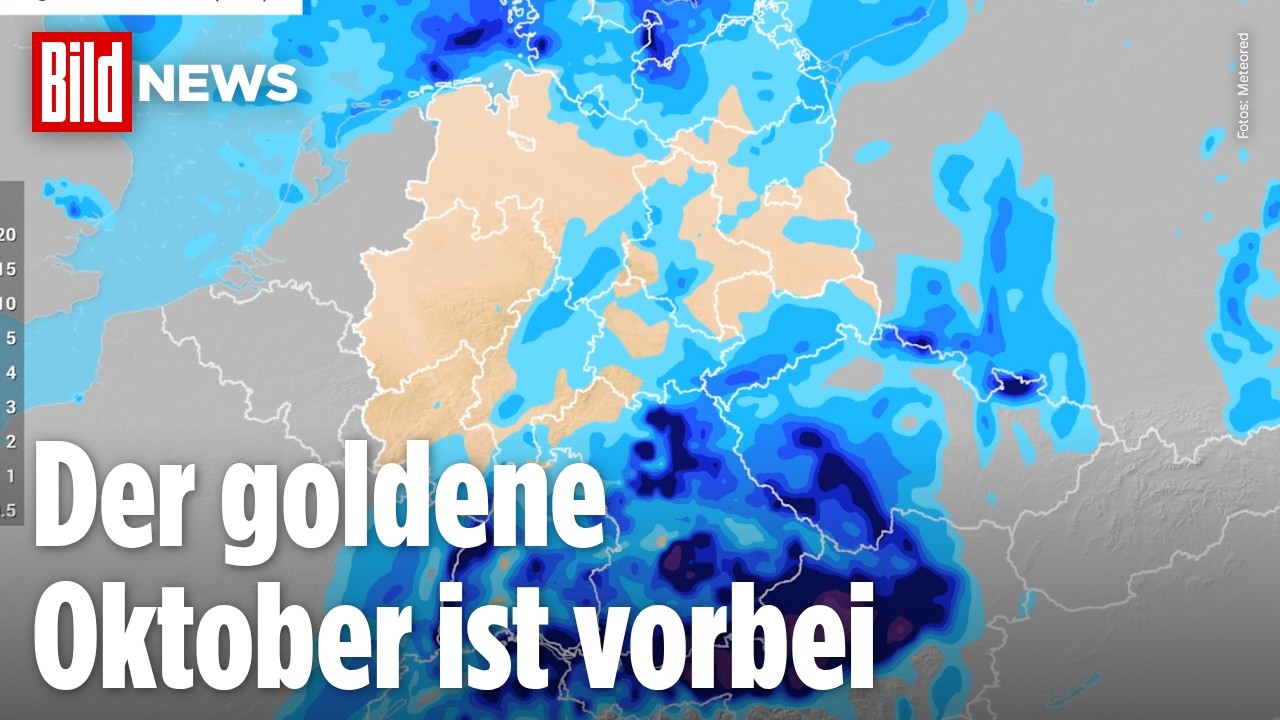 WETTERUMSCHWUNG IN DEUTSCHLAND: Temperatursturz, Frostgefahr und erster Schnee in Sicht