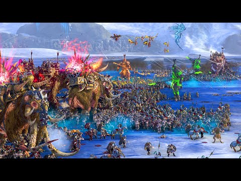GRAND CATHAY Vs NORSCA - Total War: Warhammer 3