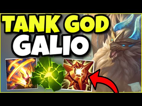 GALIO IS 100% UNKILLABLE AS A SUPPORT?! TANK GOD GALIO IS BROKEN (INSANE PLAYS) - League of Legends