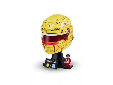 Vidéo LEGO Editions 43022 : Scuderia Ferrari HP Casque de Lewis Hamilton